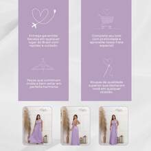 Women Dresses - Lilac Purple - View 8