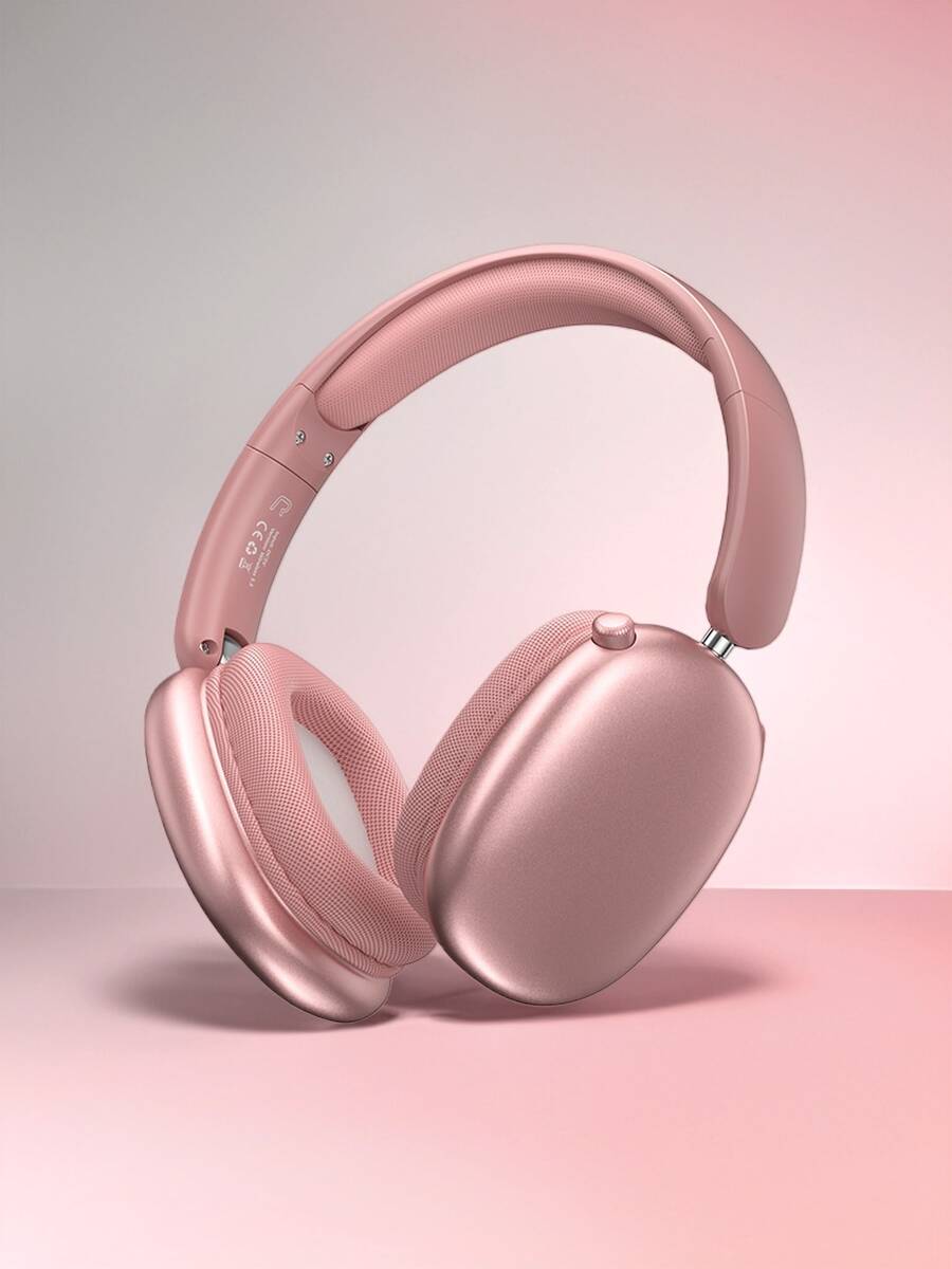 Wireless Headphones With Deep Bass, Lightweight And Foldable Design, Built-In Microphone, Compatible With 3.5mm Audio Cable, Stereo Sound, Suitable For Travel, Work, Laptops, And Mobile Phones. Wireless Gaming Headphones For IOS, A Top Choice For Christmas And Birthday Gifts. - 粉色 - 查看 1