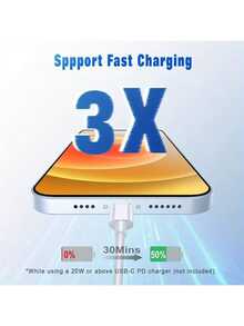 30W GaN 超快充电器,USB+Type-C 双端口设计,兼容 USB-A 和 USB-C 数据线,支持同时为两台设备快速充电。兼容 17/16/15 和三星 S25/S24/S23/S22 系列——是居家、办公和旅行的理想之选,也是感恩节/圣诞节礼物、充电器/墙式充电器、圣诞礼物/家庭礼物的完美之选。适用于多人充电、多设备充电、家庭充电需求以及办公桌充电。家用办公手机充电器,多端口高输出功率。 - 查看 8
