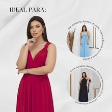 Women Dresses - 玫紅色 - 查看 5