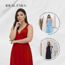 Women Dresses - Red - View 5