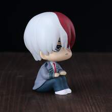 My Hero Deku, Bakugou, Izuku, Todoroki, Momo Sakamoto Big Head Sitting Series Action Anime Model Statue, Desktop Decor, PC Case Ornament, Home Decor, Small Gift, Halloween, Christmas Gift