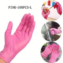 Nitrile Disposable Gloves-Latex Free, Non Rubber Gloves For Cleaning, Cooking, Food Prepping (Black/6 Mil/100-Ct Box) Christmas Ready Home Cleaning Kitchen Cleaning Party Cleaning - Multicolor - View 10