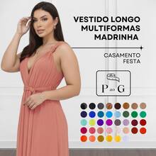 Women's Long Dress Various Ways To Use Multipurpose Infinity Tie Party Graduation Elegant - Rusty Rose - View 2