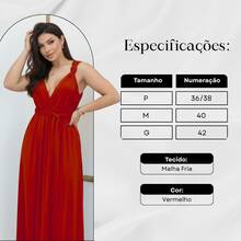 Women Dresses - Red - View 3