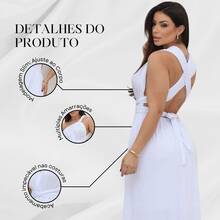 Women Dresses - 白色 - 查看 6