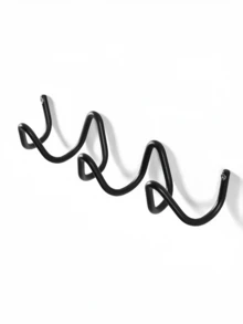 Coat Rack Wall Mount, Creative Wave Wall Hooks 20KG Capacity, Easy Installation, Multi-Purpose Hooks For Coat, Hat, Bag, Umbrella