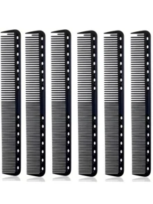 1支/6支装碳纤维发梳，适用于发型师，专业理发梳，细齿和中齿，男女沙龙美发梳套装，刷子，发刷，边缘刷，梳发，梳子，解结刷，球形刷，迷你发刷，发刷套装，木梳，发刷，发刷，梳子，梳子，后梳，发刷，边缘刷，梳发，发刷套装，梳子，迷你发刷，解结刷，发刷，美发产品，美发工具，美发用品，护发，卷发刷，理发师，理发配件，美发设备，旅行必备，发型，美发，发刷，后梳，造型刷，卷发刷，边缘刷，发梳，梳发，发刷套装，梳子，卷发梳，解结刷，女士发刷，头发，旅行，头发产品、美发工具、美发用品、理发师、理发配件、理发店、美发设备 - 彩色 - 查看 12