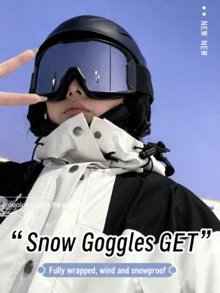 Full-Coverage Ski Goggles: Windproof And Snowproof Material + Sporty Design, An Essential Stylish Eye Protection Item For The Ski Slopes! Each Goggle Provides Professional Protection, With A Full-Coverage Design That Fits Snugly Against The Face.