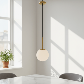 1/2pcs Nordic Minimalist Sphere Single-Head Pendant Light, Creative Decorative Lamp, E27 Lamp Base, Suitable For Dining Room, Bedroom, Entryway, Hallway (Bulb Not Included)