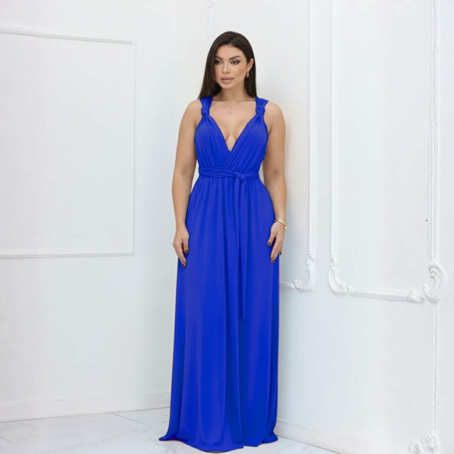 Women Dresses - Royal Blue - View 1
