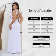 Women Dresses - 白色 - 查看 3