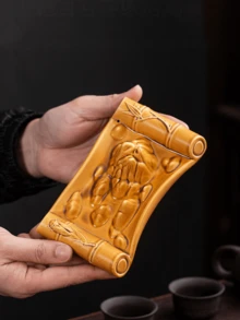 1pc Mountain-Shaped Incense Burner, Elegant High Mountain Waterfall Sandalwood Incense Holder, Suitable For Home Decor, Stick Incense, Backflow Incense Burner, Kitchen, Dining Table, Home Decor (No Electricity) - Multicolor - View 8