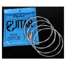 Cuerdas para Bajo de metal Orphee (VX120-VX130) hecho de acero al carbono medio, que tiene una buena fuerza de tracción y tensión, y la capa superficial de acero al carbono se pule y luego se sobrenade con aceite para evitar la oxidación desde el comienzo local, prolongar el tiempo de uso y, al mismo tiempo, tener una apariencia brillante y una sensación suave. - azul real - Ver 7