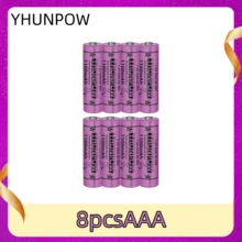YHUNPOW AA/AAA 可充电镍氢电池，高容量镍氢电池，持久续航，适用于日常电子设备 - 7號電池 - 查看 12