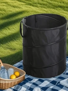 Foldable Camping Trash Can With Dual-Handle Women And Men Portable Clamp-On Trash Can Clothes And Toys Recycling Bin Foldable Garden Bucket Suitable For Outdoor Garden Picnic BBQ Car Trunks Picnics And Outdoor Camping Trash Can Camping Equipment Accessories Outdoor Travel Accessories - Multicolor - View 5