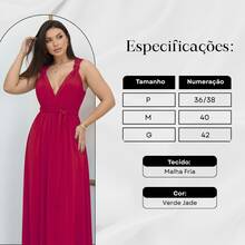 Women Dresses - 玫紅色 - 查看 3