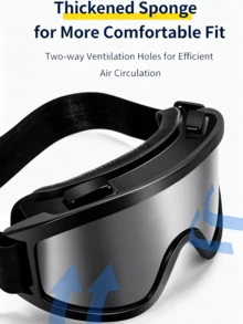 Full-Coverage Ski Goggles: Windproof And Snowproof Material + Sporty Design, An Essential Stylish Eye Protection Item For The Ski Slopes! Each Goggle Provides Professional Protection, With A Full-Coverage Design That Fits Snugly Against The Face.