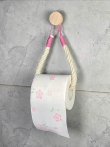 1 PIEZA Toallero - Estante de toallas de montaje en pared creativo para baño y cocina, organizador colgante ahorra espacio con ventosa/fijación de tornillo, decoración rústica de granja pastoral para el hogar, toallero resistente al agua para cualquier pared