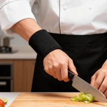 Muñequeras y tobilleras térmicas/refrigerantes, bolsas de hielo reutilizables, terapia térmica/fría de doble uso, estabilización envolvente, rehabilitación deportiva, promoción del cuidado de la salud, regalo para vacaciones/oficina. - Negro - Ver 7