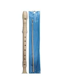 Flauta dulce latino escolar soprano principiante con funda instrumentos musicales de viento, flauta profesional en material duradero, sonido claro y fácil emisión ideal para estudiantes y compositores, incluye funda protectora para trasladar a clases o prácticas, recomendado por profesores de música y academias, opción económica para iniciación musical y actividades educativas. - Camel - Ver 3
