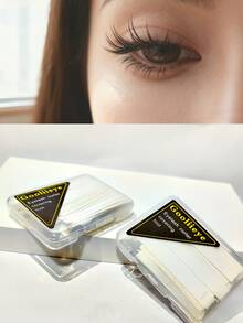 1 盒约 500 片/盒睫毛延长胶片，角蛋白睫毛提升薄膜垫条，睫毛卷翘和固定睫毛 - 白色 - 查看 3