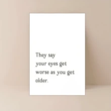 1pc Hilarious Bad Eyesight Birthday Card – Blurred Vision Design, Perfect For Him & Her, Mom, Dad | Old Age Laughter Theme | Funny, Sarcastic Card For 40th, 50th, 60th Birthdays, Funny Birthday Cards - one-size - View 5