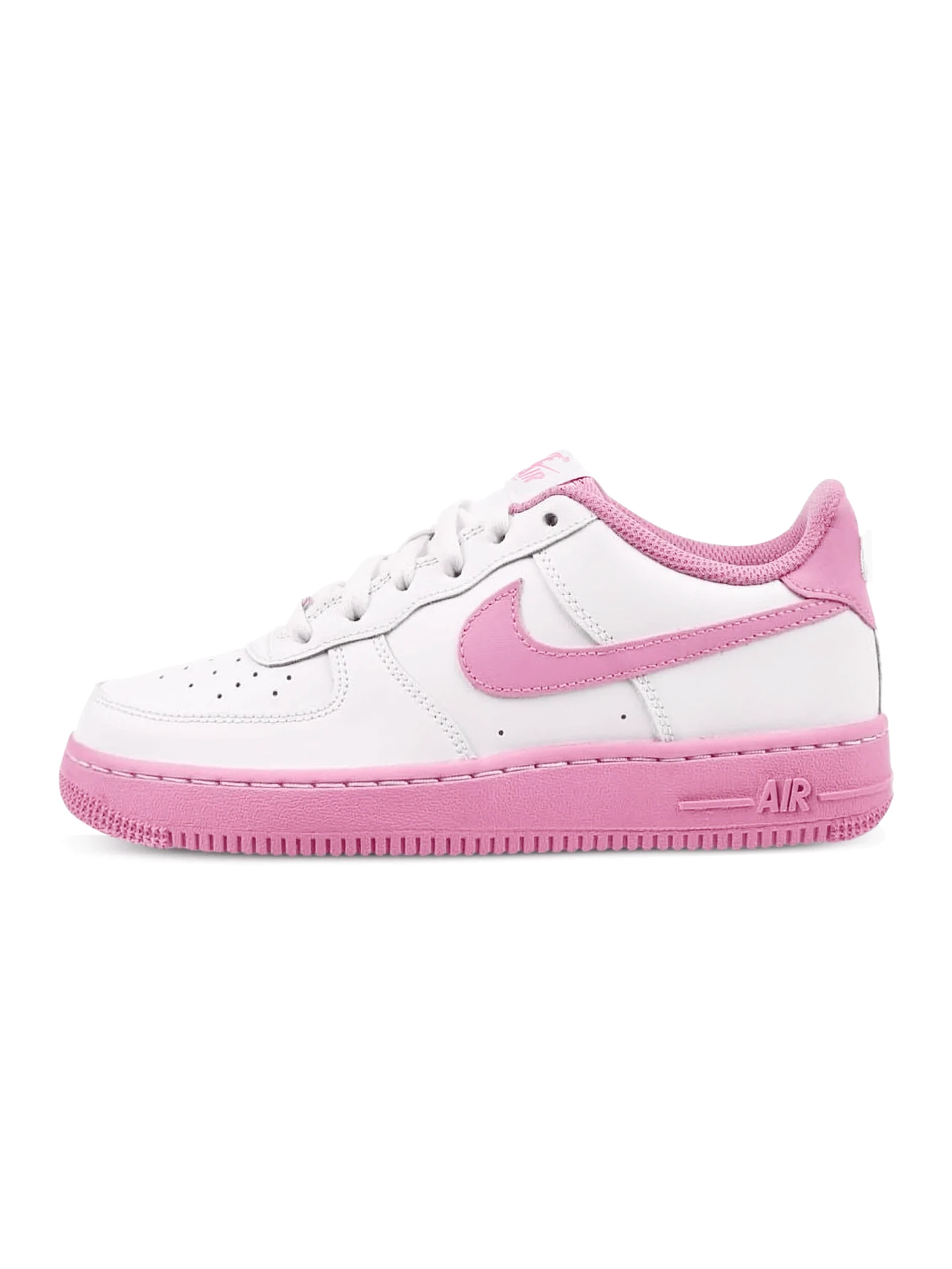 Nike Giày thể thao Air Force 1 Low dành cho nữ, thoáng khí, đệm nhẹ, đa năng, đi làm hàng ngày, màu trắng Magic Flamingo IB4411-100 - Hồng hạc trắng/ma thuật - Xem 1