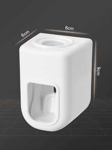 壁挂式自动牙膏挤压器懒人神器浴室马桶墙面免打孔，1个装，跨境 - 彩色 - 查看 4