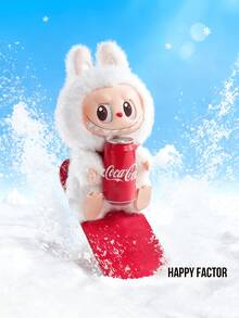 Pop Mart Labubu X Vinyl Face 盲盒 - 随机发货，内含 2 款独特设计和神秘元素，可爱的磁性关节乙烯基收藏人偶，展现雪地滑雪冒险和冰爽汽水吊坠，是玩具爱好者、Pop Mart 粉丝、收藏家、青少年和成人的完美礼物。 - 彩色 - 查看 7