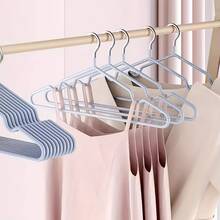10/20pcs Non-Slip Clothes Hangers, 41cm Adult Upgraded Seamless Design, Multifunctional With Grooved Shoulders, Firm Grip - Durable Essential For Home And Dorm, Suitable For Adult And Children Clothing - Multicolor - View 3