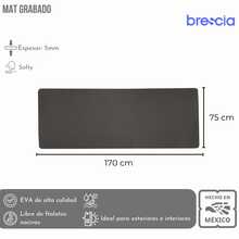 Tapete Mat de Yoga Negro Grabado Súper Suave 10mm Esterilla Premium Extra Gruesa de 175x75cm con Correa de Transporte Incluida Colchoneta de Alta Densidad y Amortiguación Superior para Yoga, Pilates, Meditación o Ejercicio Superficie Grabada Antideslizante, Cómoda y Duradera Ideal para Uso en Casa o Gimnasio, Proporciona Máximo Confort y Estabilidad en Cada Movimiento - Negro - Ver 2