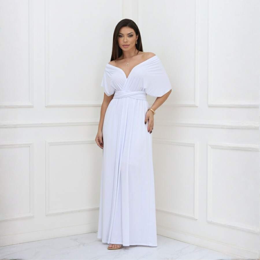 Women Dresses - White - View 1
