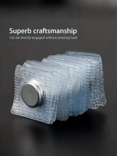 Invisible Magnetic Buckles, 1cm/0.39in Metal Stitching Accessories, Strong Magnetic Closures Fastener Snaps Buttons, Hidden Round Magnetic Fasteners With Stronger Magnet, Suitable For Bags, Clothing, Curtains, Sofa Covers, Magnetic Buckle