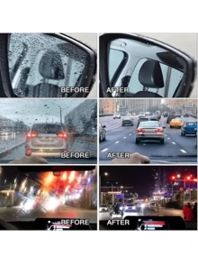 Car Glass Oil Film Cleaning Brush - Suitable For Windshield And Side Windows, Strong Cleaning, Removes Oil Film, Anti-Rain And Anti-Fog Oil Film Cleaning Brush. - Multicolor - View 7