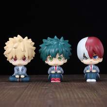 My Hero Deku, Bakugou, Izuku, Todoroki, Momo Sakamoto Big Head Sitting Series Action Anime Model Statue, Desktop Decor, PC Case Ornament, Home Decor, Small Gift, Halloween, Christmas Gift