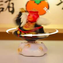 1个可爱卡通财运摆件，办公桌装饰，风水摆件，寓意吉祥，新年礼物，送给同事、男女朋友（管道、机械、办公桌配件）房间装饰家居摆件家居微缩物件 - 彩色 - 查看 3