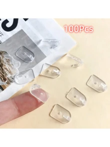 Mini Hooks, Necklace Hooks, Jewelry Hooks, Mini Multi-Purpose Hooks, Mini Self-Adhesive Hooks, Bedroom Desk Kitchen Bathroom Multi-Purpose Hooks, Wall-Mounted Self-Adhesive Hooks, Jewelry Hanging Storage Hooks, Necklace Bracelet Pendant Display Rack - Multicolor - View 37