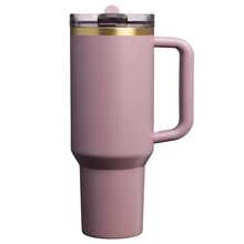 STANLEYss 40oz Cup Love Shack Fancy. 40OZ / 1.18 L Stainless Steel Double Wall Vacuum Insulated Tumbler With Lid And Straw For Water.   Exquisite Pattern Tumbler.   Large-Capacity Cup, Travel Mug, Coffee Mug, Car Mug, Water Cup, Outdoor Camping, Driving, Birthday Gift, Christmas Holiday Gift For Who You Care, Handy Cup For Ice Drinks & Hot Drinks. - 40oz/1180ml - Xem 13