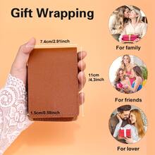 5 Sets Of Nail Art Sets, Nail Clippers, Pedicures, Stainless Steel Professional Pedicures, Beauty Sets, Nail Care Tools, With Leather Storage Bags For Nail Care (Brown) - Silver - View 5