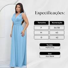 Women's Long Dress Various Ways To Use Multipurpose Infinity Tie Party Graduation Elegant - Baby Blue - View 3
