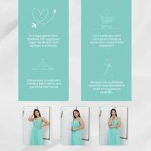 Women Dresses - Mint Blue - View 8