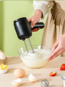家用烘焙用电动手持搅拌器，小型自动奶油搅拌器，蛋糕搅拌器 - 彩色 - 查看 3