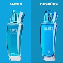 Jafra Navigo Homme Perfume Para Hombre 100 ml Nueva Imagen - Azul - Ver 3