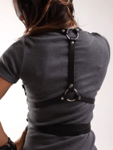 Leather Chest Harness Belt For Women Leather Harness Belt For Women Fashion Chest Harness Woman Valentine's Day Gift Women's Corset Belt