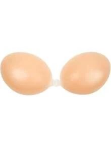 2 buc/set sutien invizibil din silicon fără bretele pentru femei, cu tampoane adezive, potrivit pentru rochii cu bretele spaghete și rochii de mireasă, efect de ridicare și susținere, sutien invizibil ușor și respirabil pentru vară