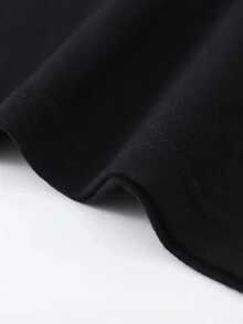 Funny Meow Cat And Owl Meme T-Shirt For Men - Soft Black Short Sleeve Shirt With Tabby Cat And Owl Design, Loose Fit Casual Shirt For All Seasons, Funny Meme Clothing For Parties, Beach, Everyday Wear And Meme Events - 黑色 - 查看 4