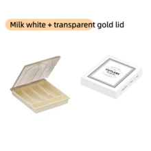 Organizator de divertisment pentru sărbători - Tavă cu mai multe compartimente pentru depozitarea tacâmurilor și accesoriilor de Crăciun, Cutie cadou impermeabilă, ușor de curățat (3 culori elegante) - Multicolor - Vizualizare 9