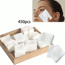 600/450/200/100/50 piezas Almohadillas de algodón faciales suaves y ligeras, de doble cara sin pelusa, aptas para uso diario, recarga de viaje, DIY de cuidado de la piel, viajes, dormitorio y escuela - Multicolor - Ver 10