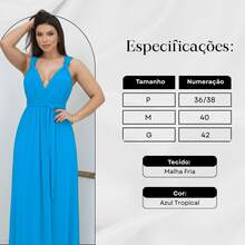 Women's Long Dress Various Ways To Wear Infinity Tie Party Graduation Wedding Baptism - 青碧色 - 查看 3